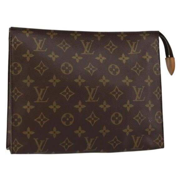 LOUIS VUITTON Monogram Poche Toilette 26 Pouch M47542 LV Auth 147927 - Picture 1 of 14
